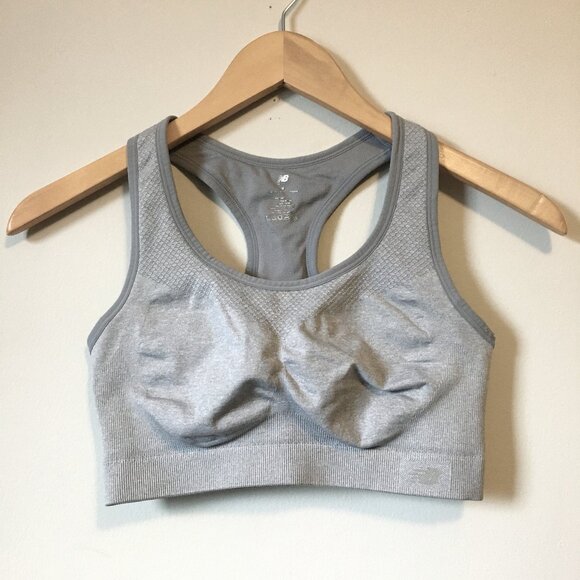 New Balance Padded Racerback Sports Bra M - Picture 1 of 9